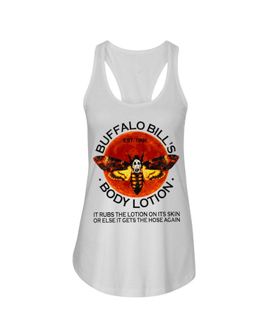 Buffalo Bill's Body Lotion Limited Classic T- Shirt - Unisex Tank Top - Ladies Flowy Tank