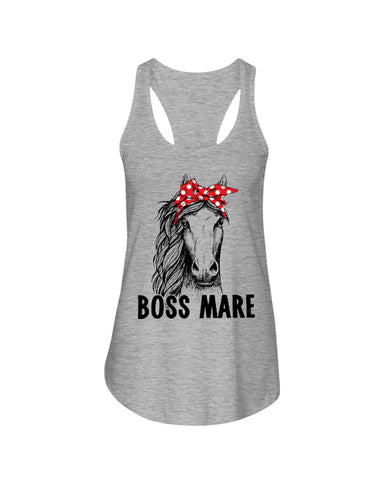 Boss Mare Horse Limited Classic T- Shirt - Unisex Tank Top - Ladies Flowy Tank