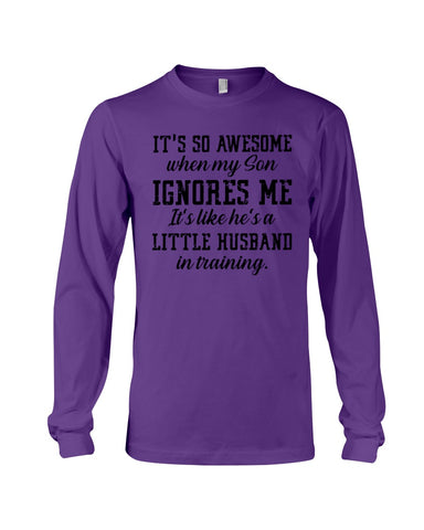 Little Husband In Training T-Shirt - Unisex Long Sleeve