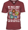 Image of We May Joke About Another Branch Limited Classic T-Shirt - Guys V-Neck - Ladies V-Neck