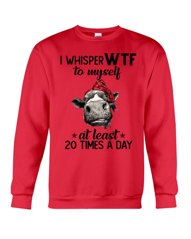 Whisper Wtf Cow Limited Classic T-Shirt - Sweatshirt - Unisex Tank Top