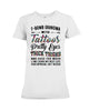 Image of F-Bomb Grandma With Tatoos Pretty Eyes Tote Bag - Ladies Tee - Hoodie