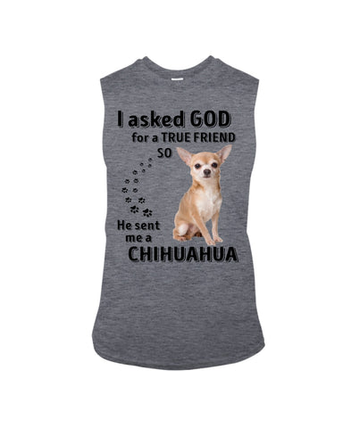 A True Friend- Chihuahua Limited Classic T-Shirt - Guys Tee - Unisex Long Sleeve