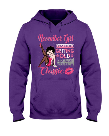 Classic November Girl T-Shirt - Ladies Flowy Tank - Hoodie