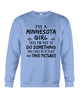 Image of Minnesota Girl I Will Do It Twice T-Shirt - Guys Tee - Sweatshirt