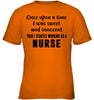 Image of I Stared Working As A Nurse Limited Classic T- Shirt - Youth Tee - Ladies V-Neck