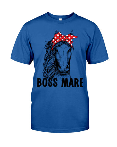 Boss Mare Horse Limited Classic T- Shirt - Guys Tee - Sweatshirt