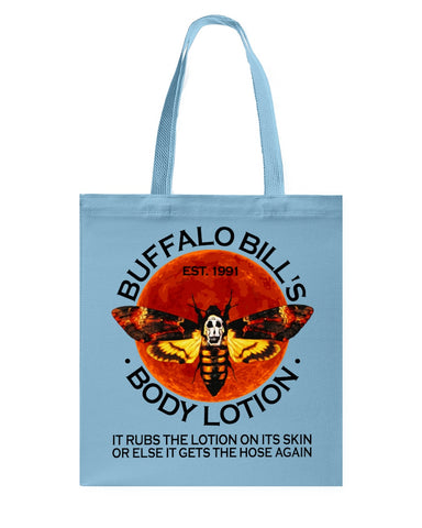 Buffalo Bill's Body Lotion Limited Classic T- Shirt - Guys Tee - Basketweave Tote Bag