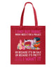 Image of I Only Buy A Fabric Just Because I Want It Tote Bag - Guys Tee - Basketweave Tote Bag