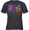 Image of Coloful Horse Limited Classic T_Shirt - Youth Tee - Guys V-Neck