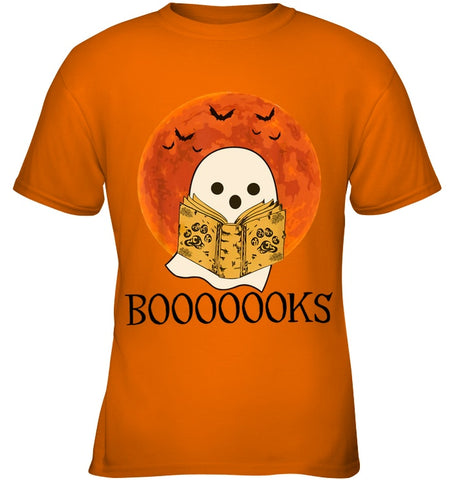 Boo Loves Booooooks T-Shirt - Ladies Flowy Tank - Youth Tee