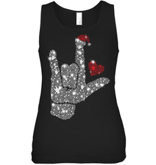 Sign Language Bright T-Shirt - Ladies Flowy Tank - Hoodie