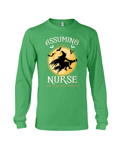 Assuming Nurse Witch Limited Classic T-Shirt - Guys V-Neck - Unisex Long Sleeve