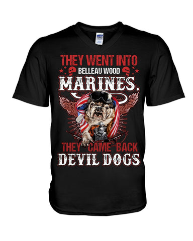 Belleauwood Marines - Devil Dogs T-Shirt - Guys V-Neck - Mug