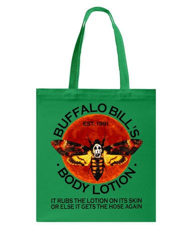 Buffalo Bill's Body Lotion Limited Classic T- Shirt - Guys Tee - Basketweave Tote Bag