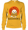 Image of Boo Loves Booooooks T-Shirt - Hoodie - Unisex Long Sleeve