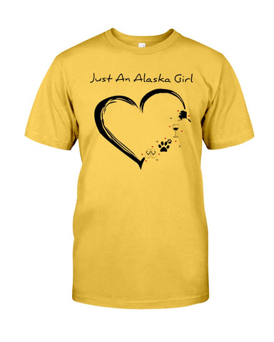 Just An Alaska Girl Limited Classic T-Shirt - Guys Tee - Unisex Long Sleeve