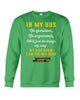 Image of In My Bus I'm The Bus Boss Tote Bag - Unisex Long Sleeve - Sweatshirt