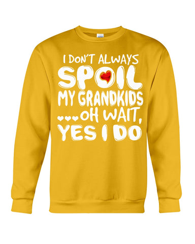 I Don't Always Spoil My Grandkids Classic T-Shirt - Guys Tee - Sweatshirt