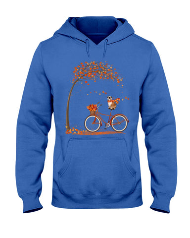 A Cool English Bulldog In Fall Limited Classic T-Shirt - Hoodie - Ladies Tee