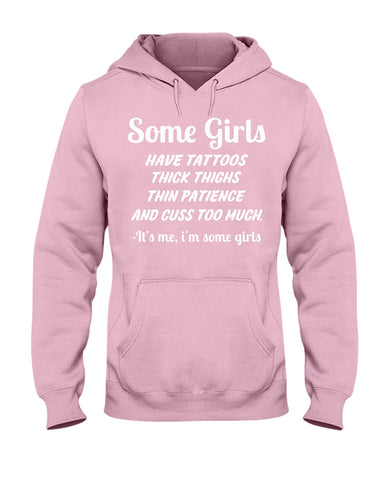 Some Girls Hate Tattoos T-Shirt - Hoodie - Guys V-Neck