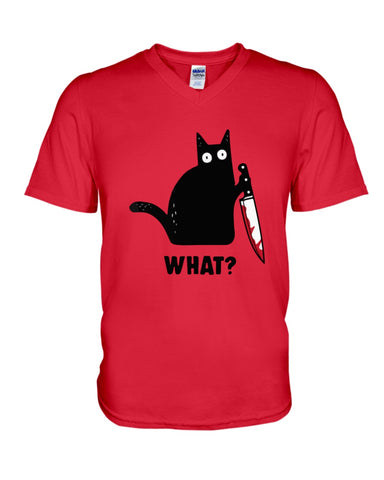 Murdered Cat T-Shirt - Guys V-Neck - Mug