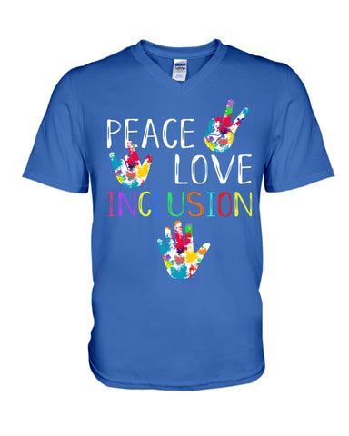 Peach Love Inclusion T-Shirt - Guys V-Neck - Mug