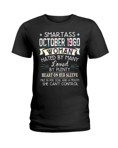 Smartass October 1960 Tote Bag - Hoodie - Ladies Tee