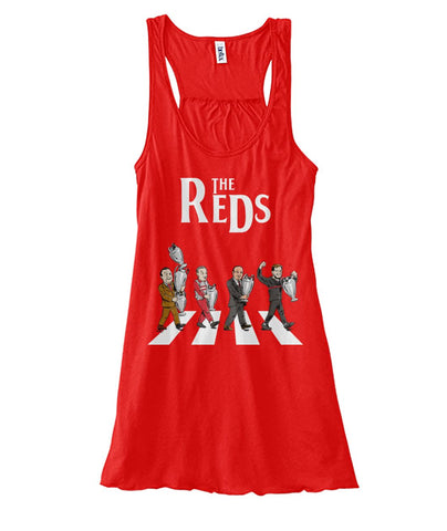 The Reds Walking In The Street Limited Classic T-Shirt - Ladies Tee - Ladies Flowy Tank