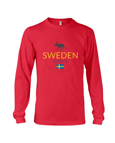 Sweden Jag Alsker Dig Limited Classic T- Shirt - Unisex Long Sleeve - Basketweave Tote Bag