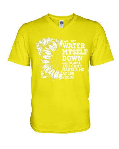 Water Myself Down Sunflower Limited Classic T-Shirt - Hoodie - Guys V-Neck