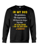 Image of In My Bus I'm The Bus Boss Tote Bag - Unisex Long Sleeve - Sweatshirt