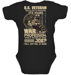 Peace Is Not My Profession T-Shirt - Baby Onesie - Mug