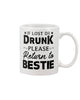 Image of If Lost Or Drunk Please Return To Bestie Limited Classic T- Shirt - Basketweave Tote Bag - Mug