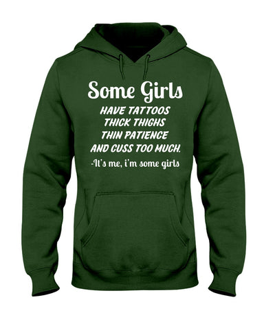 Some Girls Hate Tattoos T-Shirt - Hoodie - Guys V-Neck