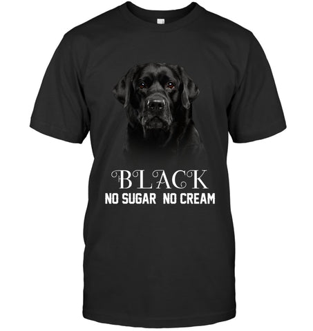 Black Labrador No Sugar No Cream Mug - Guys Tee - Mug