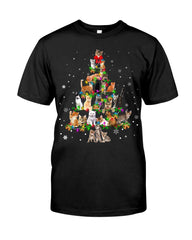 Unique Cat Christmas Tree Limited Classic T-Shirt - Guys Tee - Basketweave Tote Bag