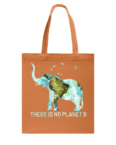 There Is No Planet B Classic T-Shirt - Guys V-Neck - Basketweave Tote Bag