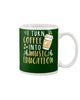 Image of I Turn Coffee Into Music Education T-Shirt - Basketweave Tote Bag - Mug