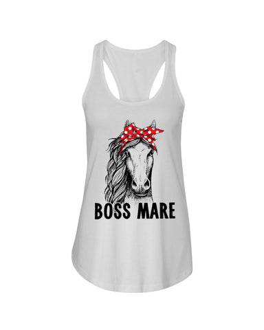 Boss Mare Horse Limited Classic T- Shirt - Unisex Tank Top - Ladies Flowy Tank