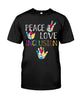 Image of Peach Love Inclusion T-Shirt - Guys Tee - Unisex Long Sleeve