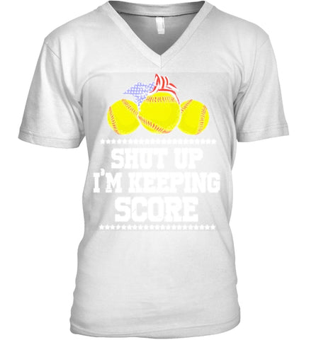 Shut Up! I'm Keeping Score Limited Classic T- Shirt - Guys V-Neck - Ladies V-Neck