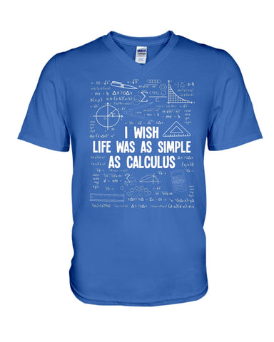 I Wish Life Was As Simple As Calculus Limited Classic T-Shirt - Guys V-Neck - Basketweave Tote Bag