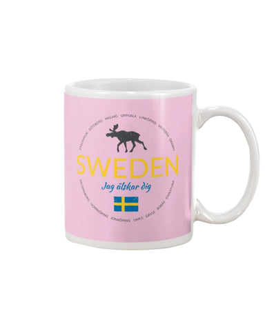 Sweden Jag Alsker Dig Limited Classic T- Shirt - Mug - Pillow Cover