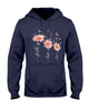 Image of Breast Cancer - Color Drop Flower T-Shirt - Youth Tee - Hoodie