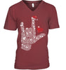 Image of Sign Language Bright T-Shirt - Guys V-Neck - Unisex Tank Top