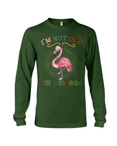 I'm Not Old I'm Vintage Swan Limited Classic T-Shirt - Guys V-Neck - Unisex Long Sleeve