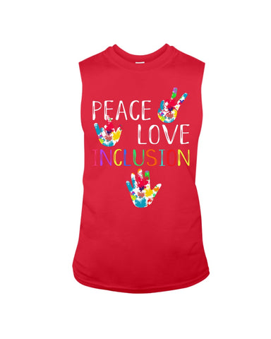 Peach Love Inclusion T-Shirt - Guys Tee - Unisex Long Sleeve