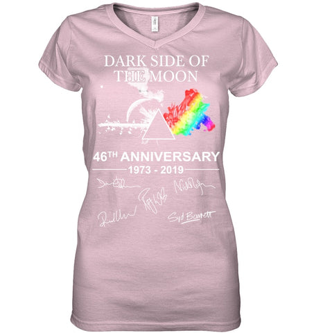 Dark Side Of The Moon 46Th Anniversary Limited Classic T- Shirt - Guys Tee - Ladies V-Neck