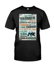 Farmer Can Not Be Inherited Nor Can Be Purchase Limited Classic T- Shirt - Guys Tee - Unisex Long Sleeve